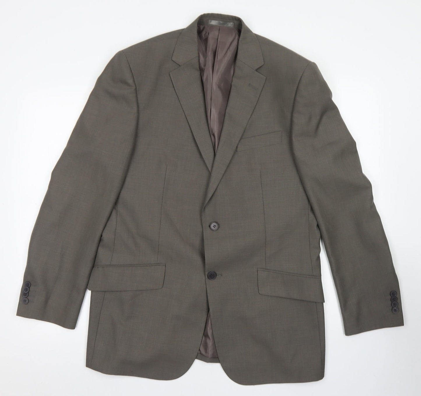 F&F Mens Brown  Polyester Jacket Blazer Size 40