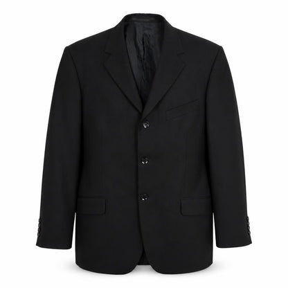 Mens UK Size 42 REMUS Regular Black Suit Jacket