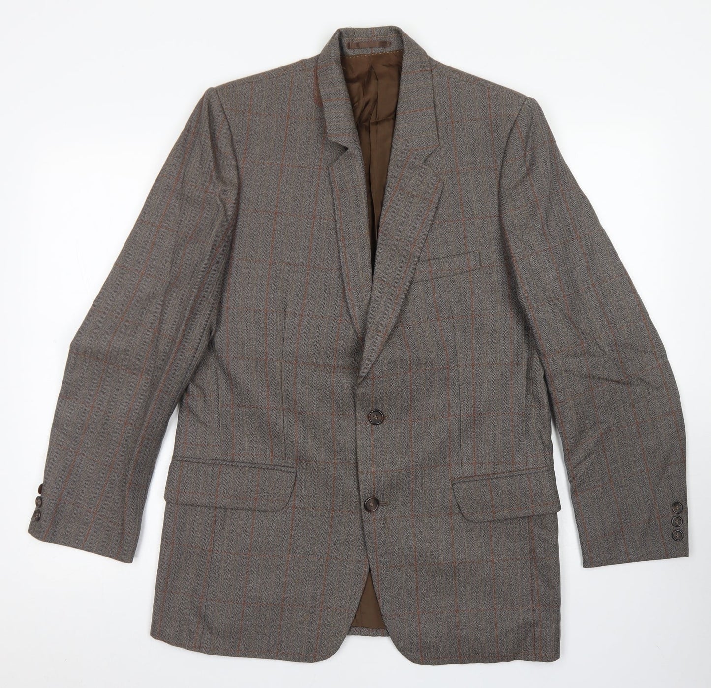 Mens UK Size 38 Hector James Regular Grey Suit Jacket