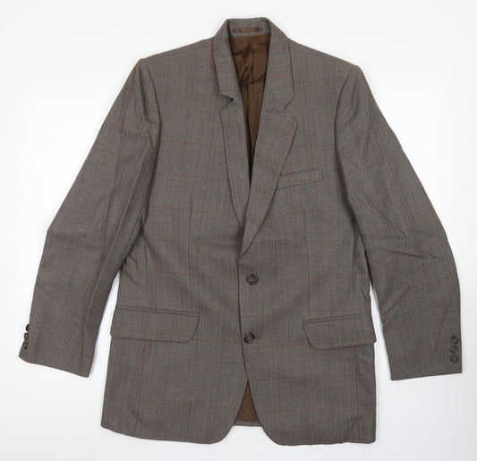 Mens UK Size 38 Hector James Regular Grey Suit Jacket