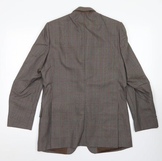 Mens UK Size 38 Hector James Regular Grey Suit Jacket