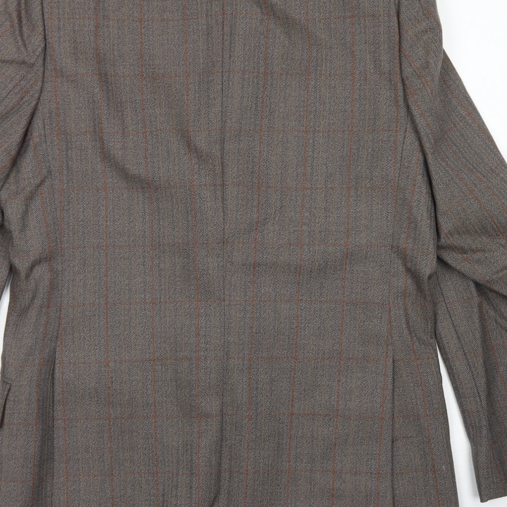 Mens UK Size 38 Hector James Regular Grey Suit Jacket