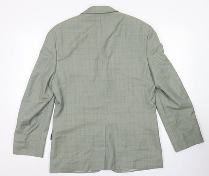 Mens UK Size 38 Marks & Spencer Regular Green Suit Jacket