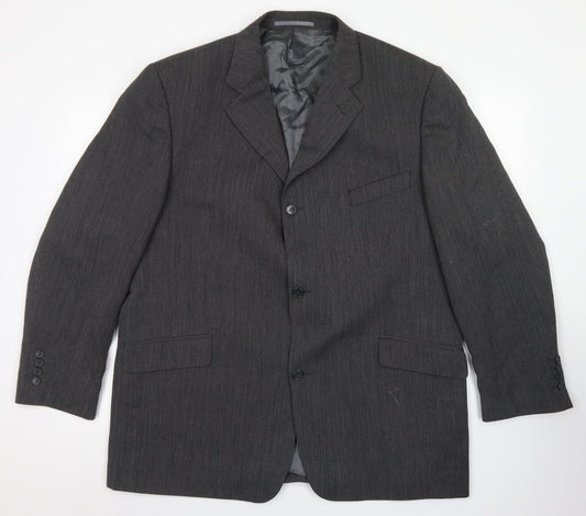 Mens UK Size 46 Blakes Regular Grey Suit Jacket
