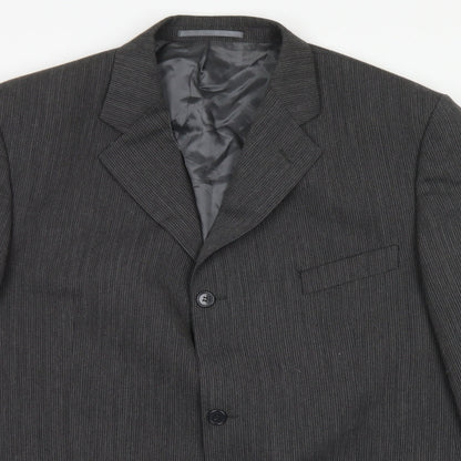 Mens UK Size 46 Blakes Regular Grey Suit Jacket