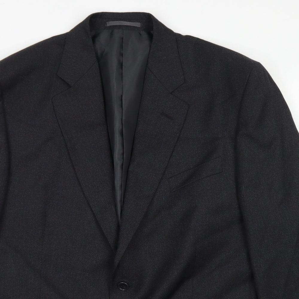 Mens UK Size 44 Greenwoods Regular Grey Suit Jacket
