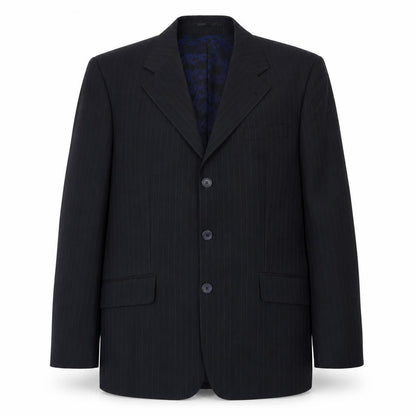 Mens UK Size 40 George Regular Black Suit Jacket
