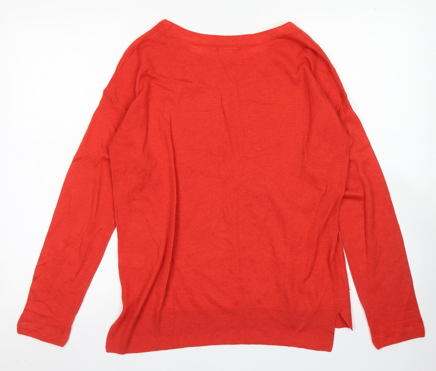 Womens UK Size 10 NEXT Red Pullover Jumper
