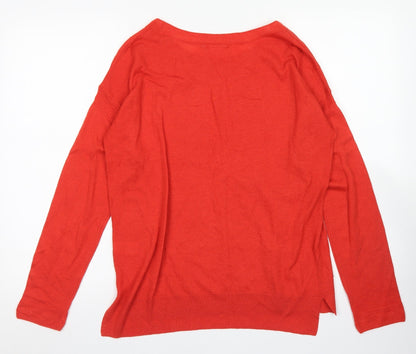 Womens UK Size 10 NEXT Red Pullover Jumper
