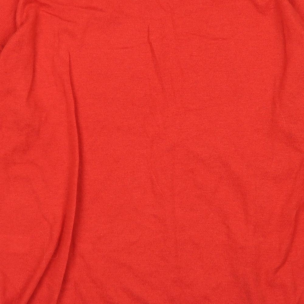 Womens UK Size 10 NEXT Red Pullover Jumper