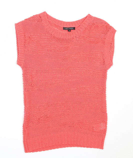 Womens UK Size 10 QED London Pink Pullover Jumper