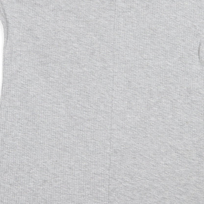 Womens UK Size 10 Atmosphere Grey Basic T-Shirt