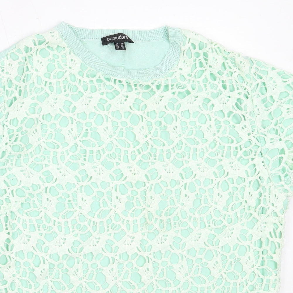 Womens UK Size 16 Pomodoro Green Pullover Jumper