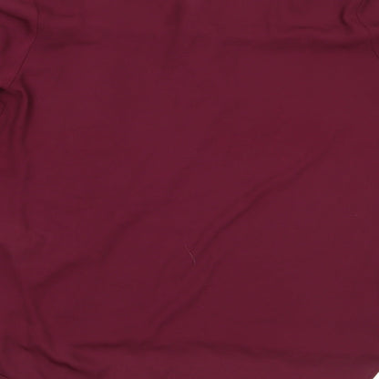 Womens UK Size 10 Red Herring Purple Basic Blouse