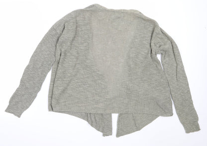 Primark Womens Green Round Neck  Acrylic Cardigan Jumper Size XS