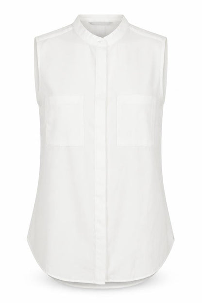 Womens UK Size 38 H&M White Basic Button-Up