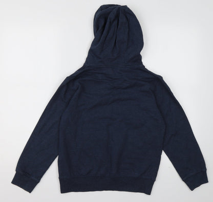 geogre Boys Blue  Cotton Pullover Hoodie Size 10-11 Years  Pullover - American