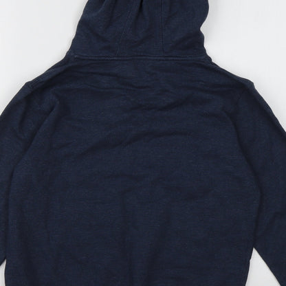 geogre Boys Blue  Cotton Pullover Hoodie Size 10-11 Years  Pullover - American