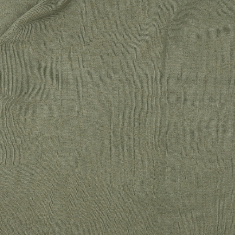 Womens UK Size M Preworn Green Cardigan Jumper