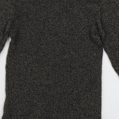 sainsburys Girls Gold  Cotton Pullover Sweatshirt Size 8 Years  Pullover