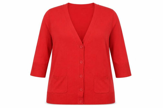 Womens UK Size 20 Evans Pink Cardigan Jumper