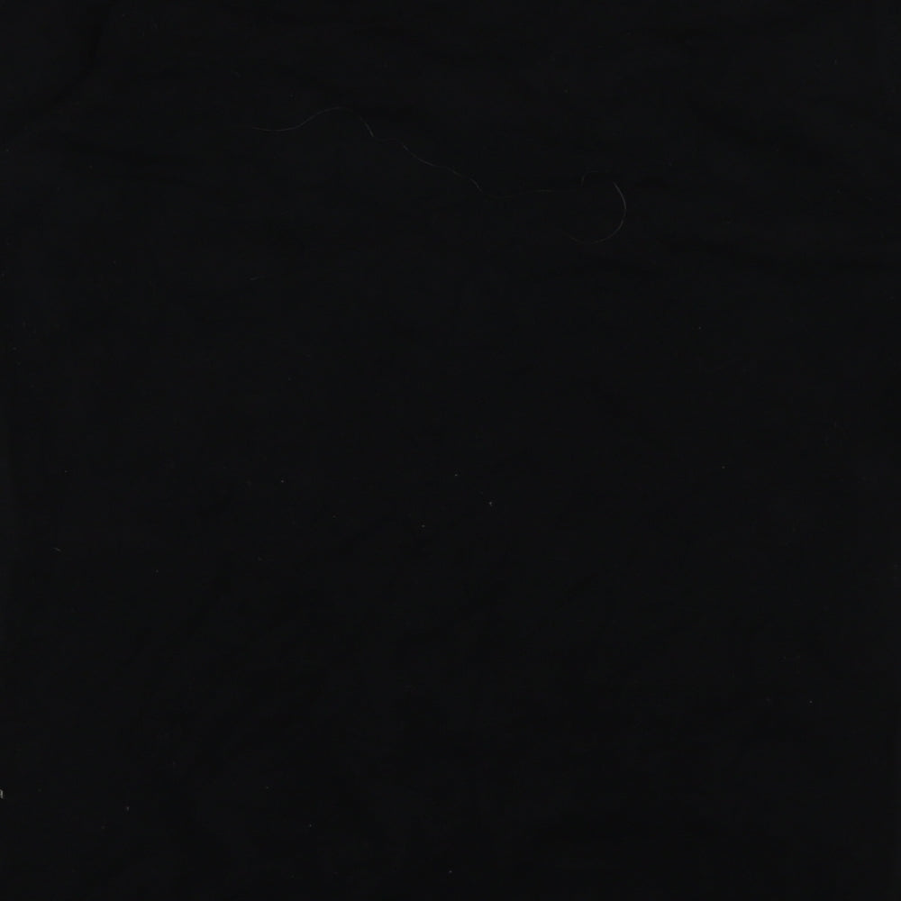 Gap Mens Black V-Neck  Cotton Pullover Jumper Size M