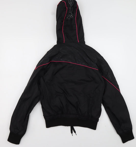 Matalan Womens Black   Windbreaker Jacket Size 2XS  Zip