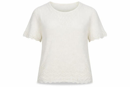 Womens UK Size 12 St Michael White Pullover Jumper