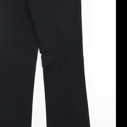 Womens UK Size 10 Oasis Regular Fit  Black Trousers
