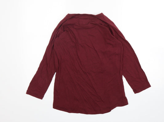 Womens UK Size 8 Jack Wills Red Basic T-Shirt