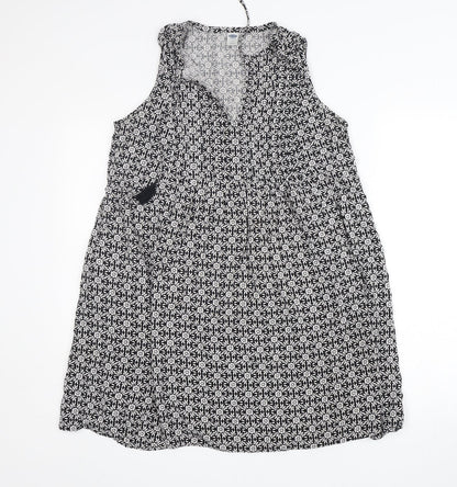 Old Navy Womens Multicoloured Floral Viscose A-Line  Size M  V-Neck