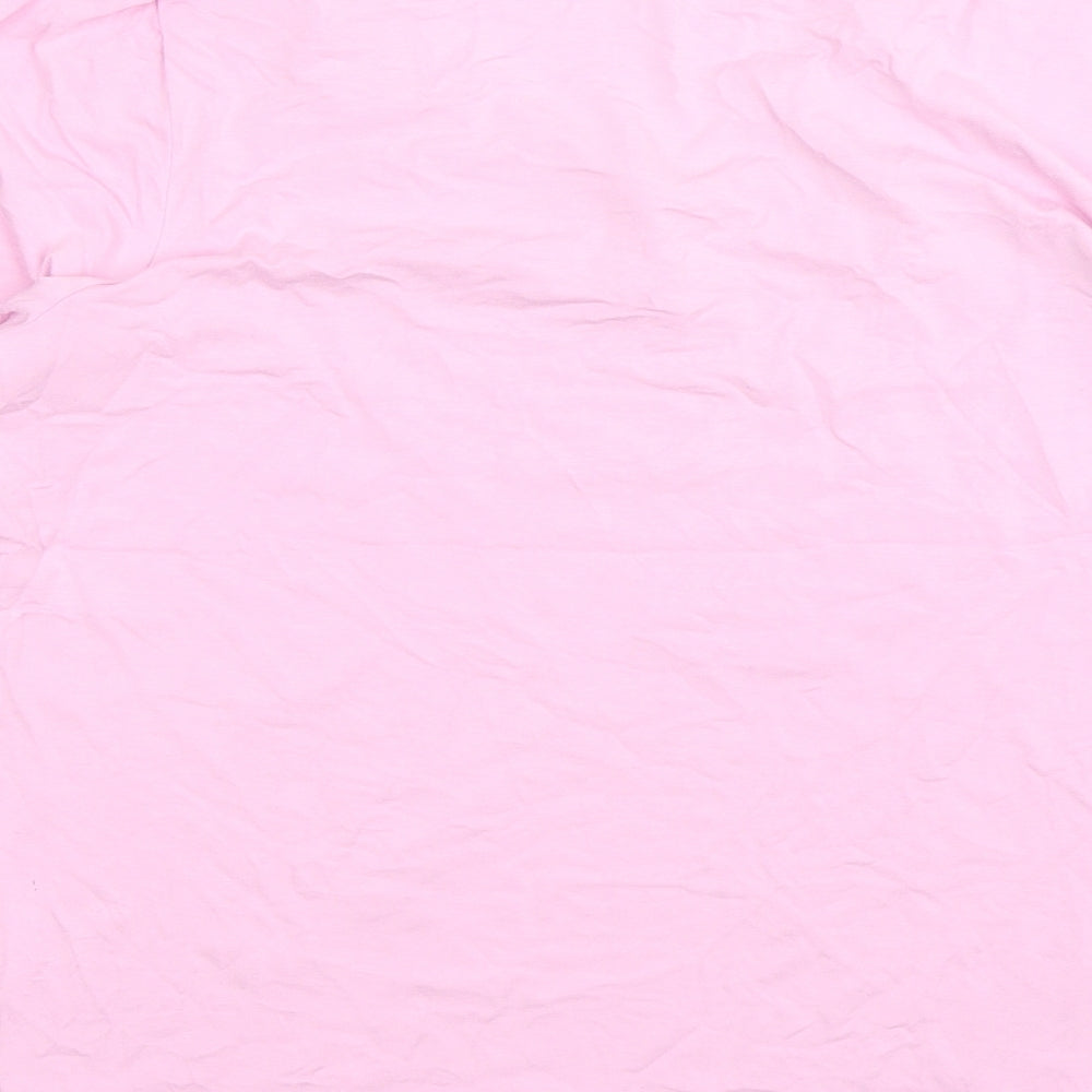 Basler Womens Pink  Viscose Basic T-Shirt Size 20 V-Neck