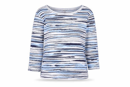 Womens UK Size 10 Arista Multicoloured Basic T-Shirt