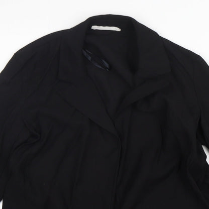 Primark Womens Black  Viscose Jacket Blazer Size 6