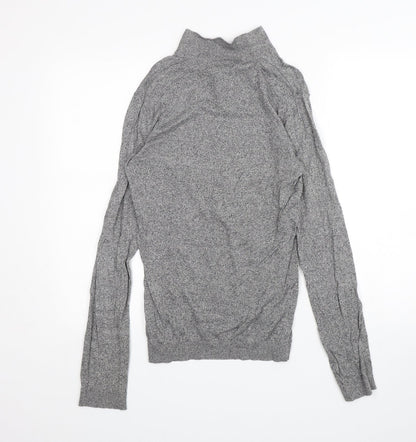 ASOS Mens Grey  Cotton  Polo Size S Collared