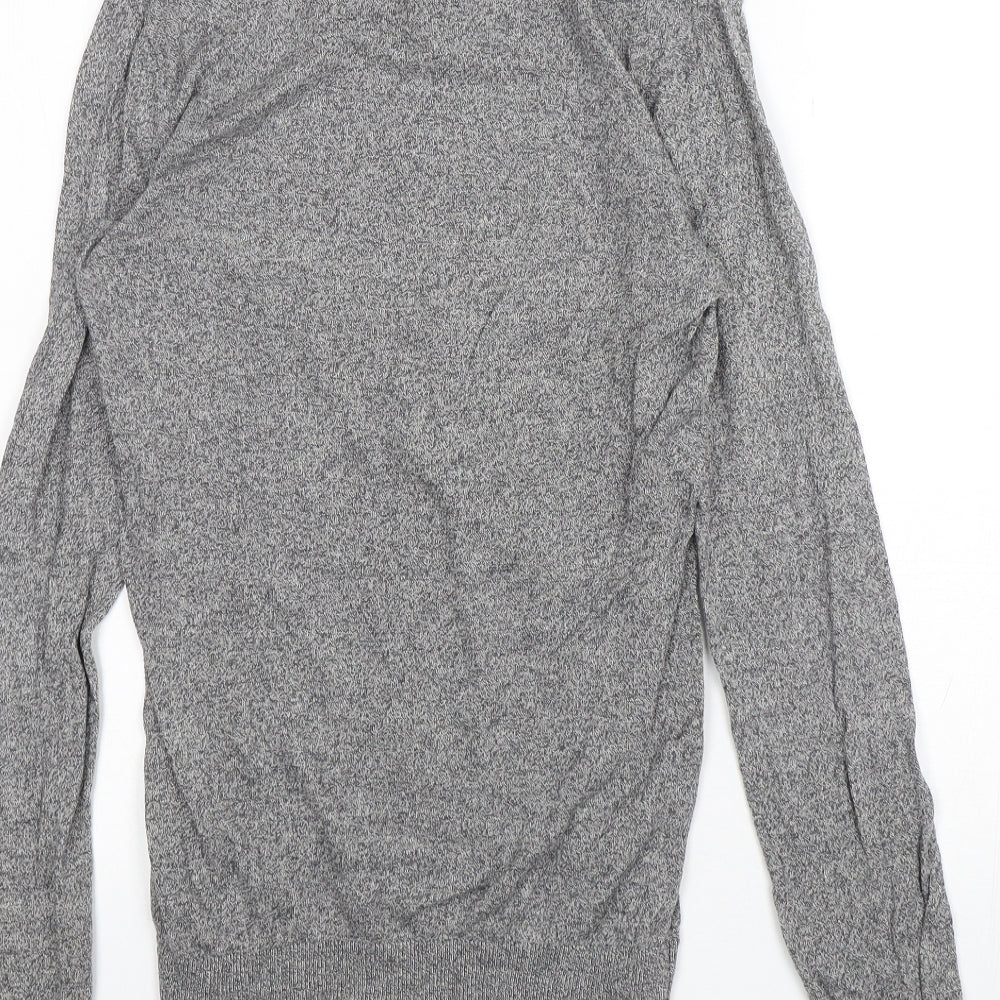 ASOS Mens Grey  Cotton  Polo Size S Collared