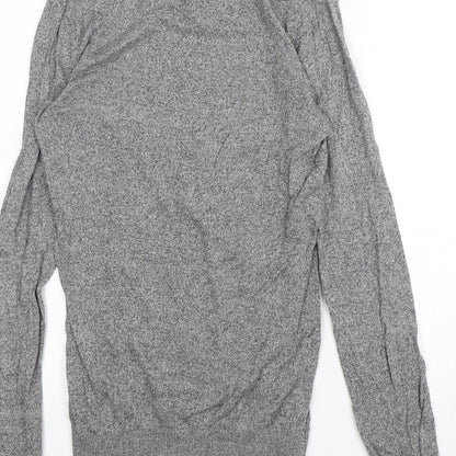 ASOS Mens Grey  Cotton  Polo Size S Collared