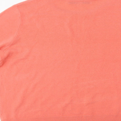Womens UK Size L Vida Vi Pink Pullover Jumper