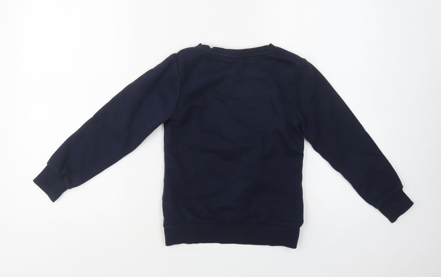Pepperts Girls Blue  Cotton Pullover Sweatshirt Size 6-7 Years   - Brooklyn
