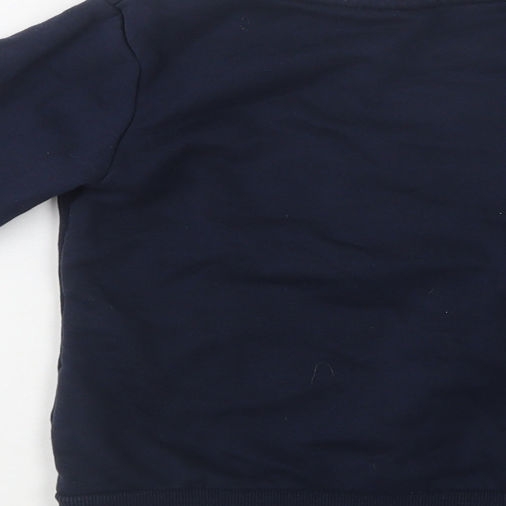 Pepperts Girls Blue  Cotton Pullover Sweatshirt Size 6-7 Years   - Brooklyn