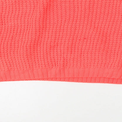 Womens UK Size 10 Topshop Pink Pullover Jumper
