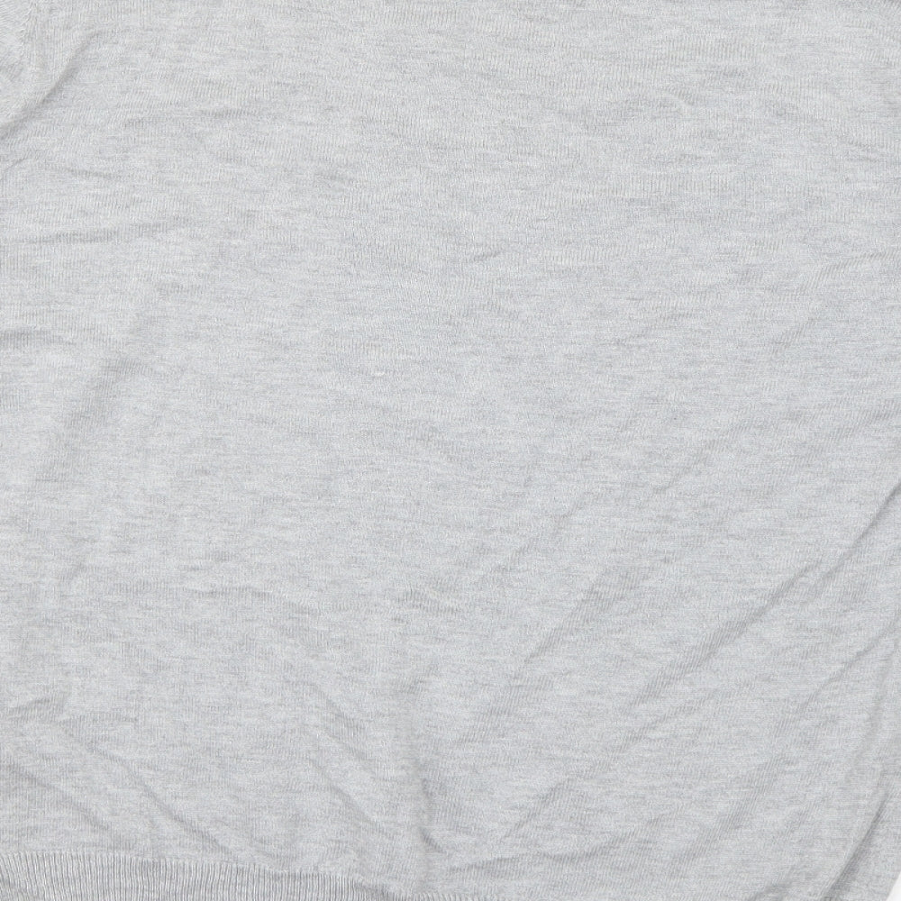 Womens UK Size 14 Warehouse Grey Pullover Jumper