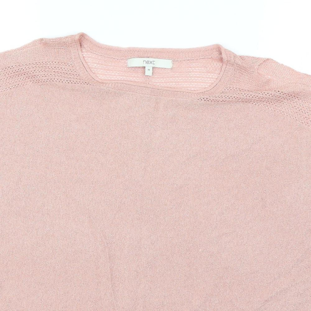 Womens UK Size M NEXT Pink Pullover Jumper