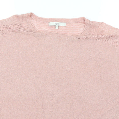 Womens UK Size M NEXT Pink Pullover Jumper