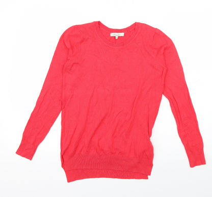 Womens UK Size 8 Peacocks Pink Pullover Jumper