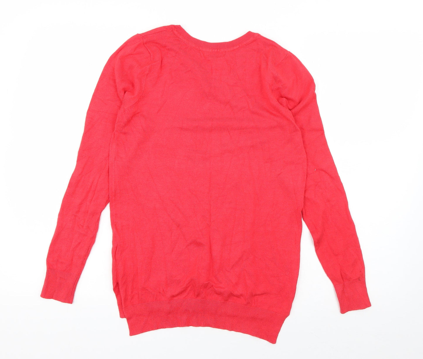 Womens UK Size 8 Peacocks Pink Pullover Jumper
