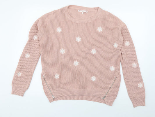 Womens UK Size 10 NEXT Pink Pullover Jumper