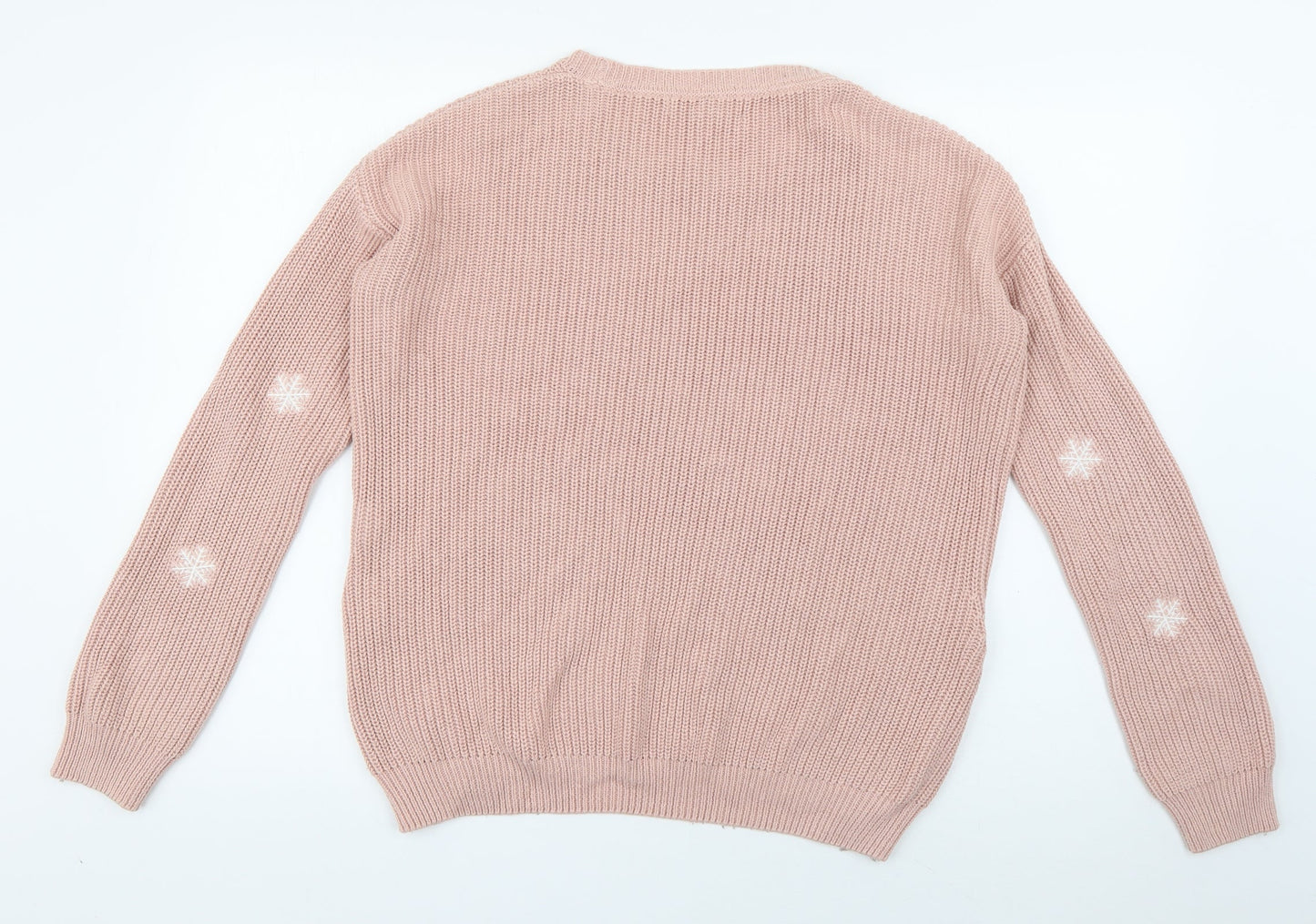 Womens UK Size 10 NEXT Pink Pullover Jumper