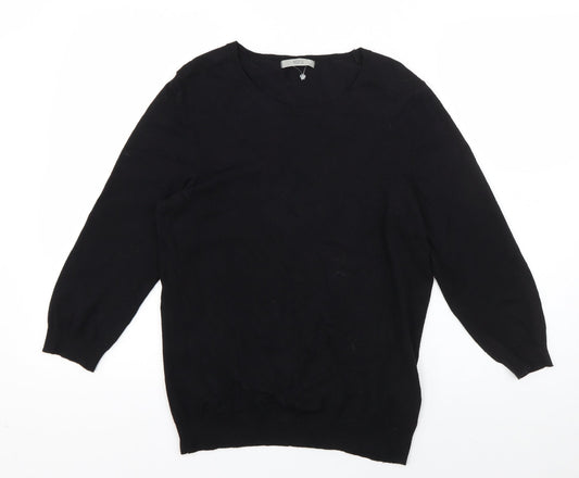 Womens UK Size 12 Marks and Spencer Black Pullover Jumper