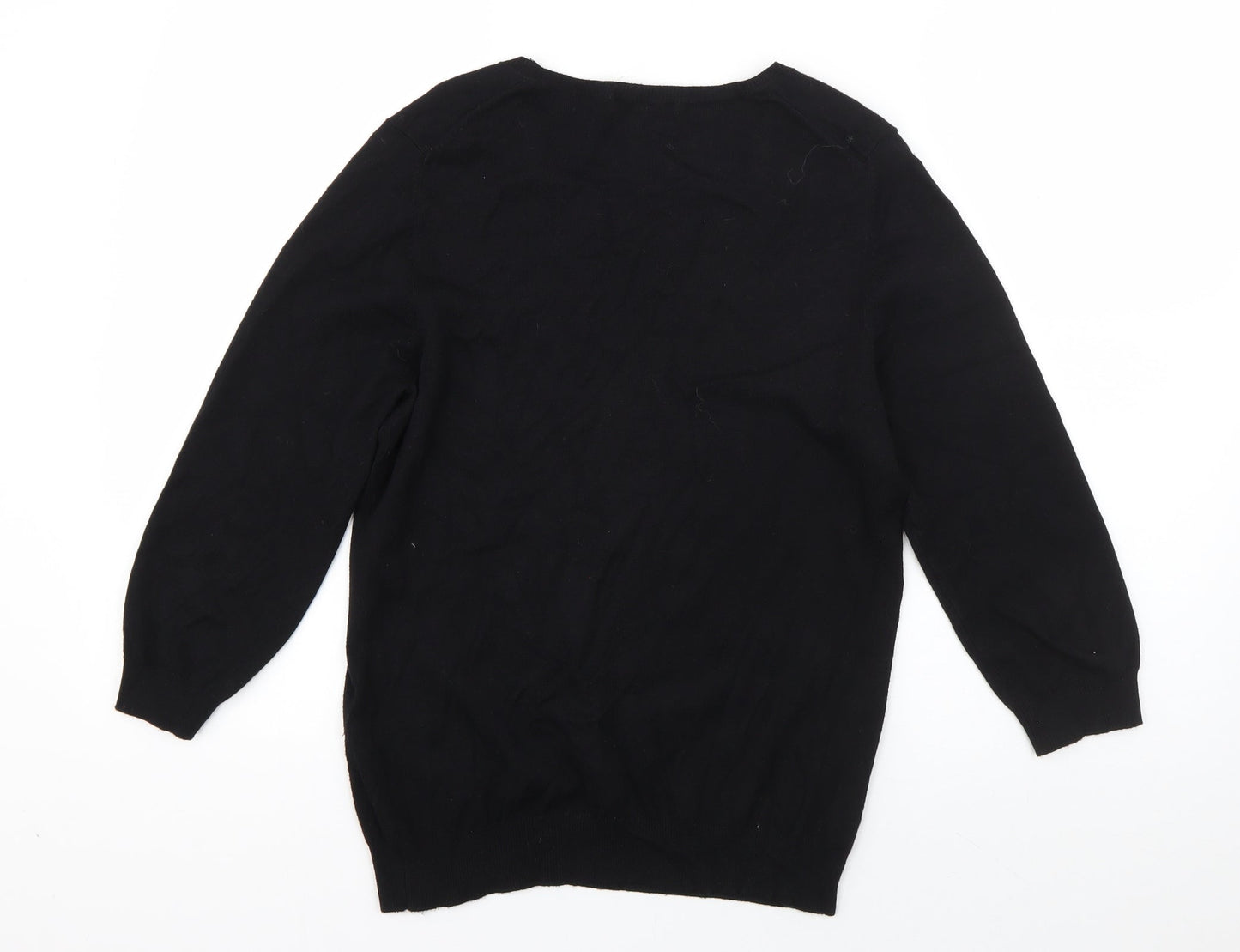 Womens UK Size 12 Marks and Spencer Black Pullover Jumper